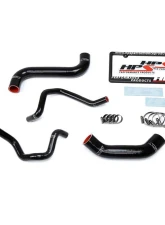 HPS Black Reinforced Silicone Radiator + Heater Hose Kit for Subaru 2004-2005 Impreza 2.5L Non Turbo Left Hand Drive                                     - 57-1733-BLK - Image 2