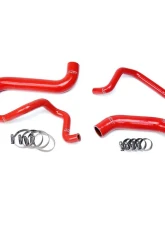 HPS Performance Products Red Silicone Radiator & Heater Hose Kit for 2004-2005 Subaru Impreza 2.5L                                     - 57-1733-RED - Image 2