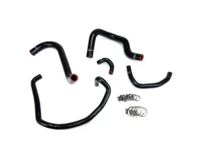 HPS Performance Black Reinforced Silicone Radiator and Heater Hose Kit Coolant Toyota Tacoma 2.4L 1995-2004