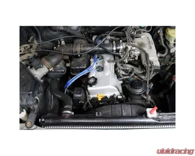 HPS Performance Black Reinforced Silicone Radiator Hose Kit Coolant Toyota Tacoma 2.4L 1995-2004 - 57-1746R-BLK