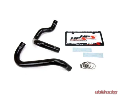 HPS Performance Black Reinforced Silicone Radiator Hose Kit Coolant Toyota Tacoma 2.4L 1995-2004 - 57-1746R-BLK