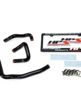 HPS Black Silicone OEM Replacement Engine Oil Cooler Coolant Hose Kit Nissan 350Z 2003-2006                                     - 57-1748-BLK - Image 2