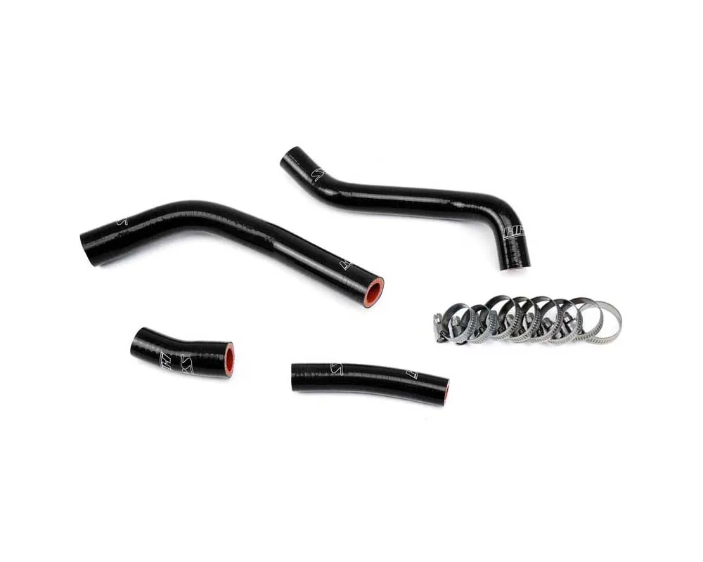HPS Black Silicone OEM Replacement Radiator Coolant Hose Kit Yamaha YZ450F 2014-2017 - 57-1757-BLK