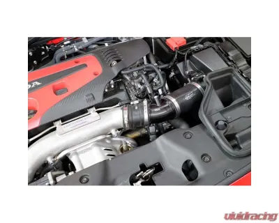 HPS Silicone Air Intake Hose Post MAF Tube (Black) Honda 2017-2021 - 57-1765-BLK