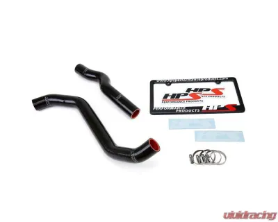 HPS Performance Products Black Silicone Radiator Hose Kit for Infiniti M35 3.5L V6 2006-2010 - 57-1792R-BLK