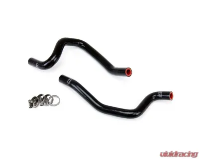 HPS Black 3-ply Reinforced Silicone Heater Coolant Hose Kit Subaru Impreza WRX 2002-2003 - 57-1802-BLK