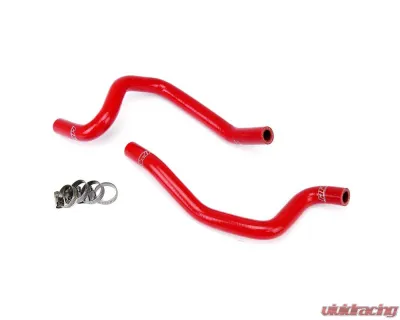 HPS Red 3-ply Reinforced Silicone Heater Coolant Hose Kit Subaru Impreza WRX 2002-2003 - 57-1802-RED