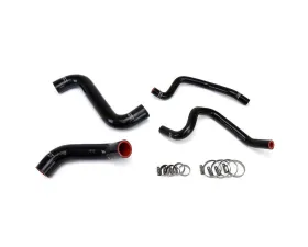 HPS Black 3-ply Reinforced Silicone Radiator includes Heater Coolant Hose Kit Subaru Impreza WRX 2002-2003