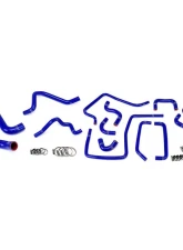 HPS Performance Products Blue Silicone Radiator Heater Hose Kit 15pcs for Subaru Impreza WRX 2005                                     - 57-1814-BLUE - Image 2