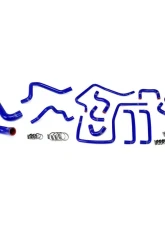HPS Performance Products Blue Silicone Radiator Heater Hose Kit 15pcs for Subaru WRX 2006-2007                                     - 57-1815-BLUE - Image 2