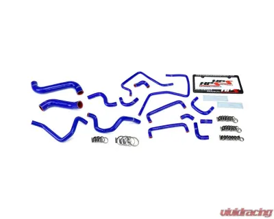 HPS Performance Products Blue Silicone Radiator Heater Hose Kit 15pcs for Subaru WRX 2006-2007 - 57-1815-BLUE
