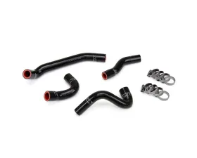 HPS Performance Products Black 3-Ply Silicone Radiator Hose Kit for Husqvarna Svartpilen 401 2018-2020