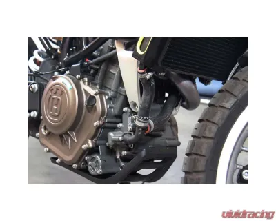 HPS Performance Products Black 3-Ply Silicone Radiator Hose Kit for Husqvarna Svartpilen 401 2018-2020 - 57-1824-BLK