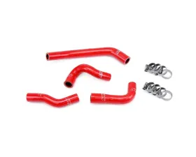 HPS Performance Products Red Silicone Radiator Hose Kit for Husqvarna Duke 390 2013-2017