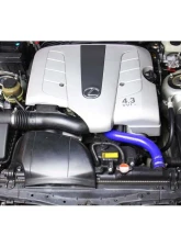 HPS Performance Products Blue Silicone Radiator Hose Kit for Lexus GS430 4.3L V8 2001-2005                                     - 57-1828-BLUE - Image 2