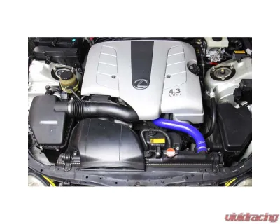 HPS Performance Products Blue Silicone Radiator Hose Kit for Lexus GS430 4.3L V8 2001-2005 - 57-1828-BLUE