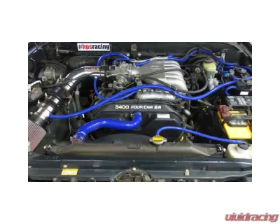 HPS Blue Silicone OEM Replacement Radiator Coolant Hose Kit Toyota 4Runner 1996-2002 - 57-1839-BLUE