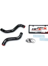 HPS Black Reinforced Silicone Radiator Hose Kit Coolant for Toyota 95-04 Tacoma V6 3.4L Manual Trans.                                     - 57-1840-BLK - Image 2