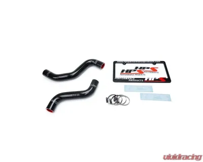 HPS Black Reinforced Silicone Radiator Hose Kit Coolant for Toyota 95-04 Tacoma V6 3.4L Manual Trans. - 57-1840-BLK