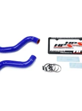 HPS Blue Reinforced Silicone Radiator Hose Kit Coolant for Toyota 95-04 Tacoma V6 3.4L Manual Trans.                                     - 57-1840-BLUE - Image 2