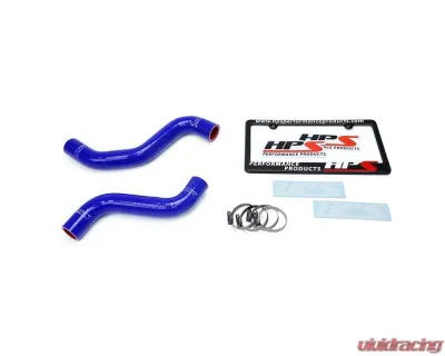 HPS Blue Reinforced Silicone Radiator Hose Kit Coolant for Toyota 95-04 Tacoma V6 3.4L Manual Trans. - 57-1840-BLUE