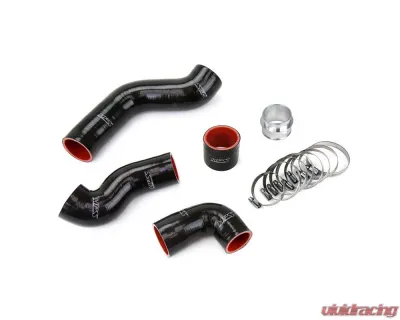 HPS Black OEM Replacement Silicone Intercooler Turbo AWP Hose Kit Boot Volkswagen Golf MK4 2000-2001 - 57-1845-BLK