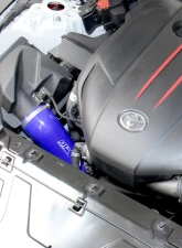 HPS Silicone Air Intake Tube (Blue) BMW | Toyota 2019-2022                                     - 57-1851-BLUE - Image 2