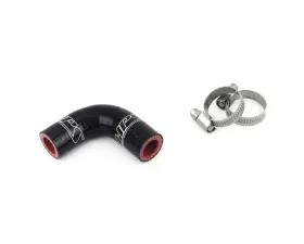 HPS Black Silicone Oil Cooler Coolant Hose Elbow Dodge D250 | W250 Pickup 1990-1993