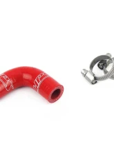 HPS Red Silicone Oil Cooler Coolant Hose Elbow Dodge D250 | W250 Pickup 1990-1993                                     - 57-1881-RED - Image 5