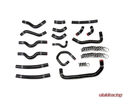 HPS Reinforced Silicone Heater Hose Kit Complete Set (Black) Lexus | Toyota 1998-2002 - 57-1913-BLK