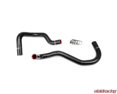 HPS Performance High temp 3-ply reinforced silicone, replaces OEM rubber radiator hoses. Toyota Tacoma 1995-2004 2.7L 4-Cyl - 57-1921R-BLK