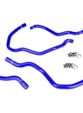 HPS Blue Silicone Heater Hose Kit BMW 323i 2.5L M52TU/M54 (E46) 2000                                     - 57-1937-BLUE - Image 2