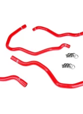 HPS Red Silicone Heater Hose Kit BMW 323i 2.5L M52TU/M54 (E46) 2000                                     - 57-1937-RED - Image 2
