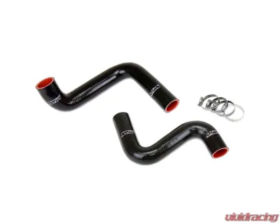 HPS Performance Products Black Silicone Coolant Hose Kit for Nissan 240SX S13 S14 S15 LS Swap 1989-1998 - 57-1955-BLK