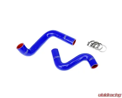 HPS Performance Products Blue Silicone Coolant Hose Kit for Nissan 240SX S13/S14/S15 LS Swap 1989-1998 - 57-1955-BLUE