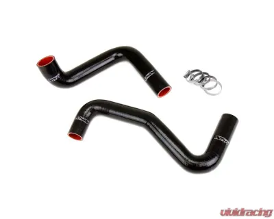 HPS Performance Products Black Silicone Coolant Hose Kit for Nissan 240SX S13/S14/S15 LS Swap 1989-1998 - 57-1956-BLK