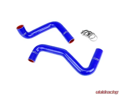HPS Performance Products Blue Silicone Coolant Hose Kit for Nissan 240SX S13/S14/S15 LS Swap 1989-1998 - 57-1956-BLUE