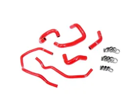 HPS Performance Red Silicone Heater + Throttle Body Coolant Hose Kit Toyota Supra Non-Turbo 2JZ-GE 3.0L 1993-1998