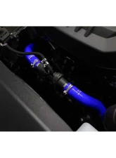 HPS Blue Silicone Breather Hose Kit Kia Stinger | Genesis G90 3.3L V6 Twin Turbo 2017-2022                                     - 57-2045-BLUE - Image 3