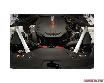 HPS Red Silicone Breather Hose Kit Kia Stinger | Genesis G90 3.3L V6 Twin Turbo 2017-2022 - 57-2045-RED