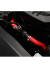 HPS Red Silicone Breather Hose Kit Kia Stinger | Genesis G90 3.3L V6 Twin Turbo 2017-2022                                     - 57-2045-RED - Image 3