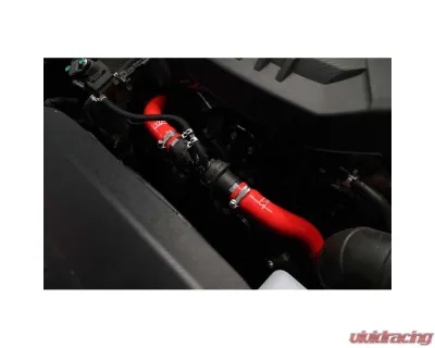 HPS Red Silicone Breather Hose Kit Kia Stinger | Genesis G90 3.3L V6 Twin Turbo 2017-2022 - 57-2045-RED
