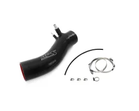 HPS Reinforced Silicone Post MAF Air Intake Hose Kit (Black) Toyota 2010-2024