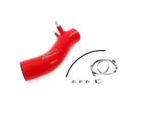 HPS Reinforced Silicone Post MAF Air Intake Hose Kit (Red) Toyota 2010-2024
