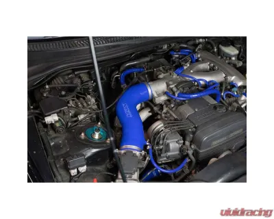 HPS Performance Black Silicone Air Intake Hose Kit for 1993-1996 Toyota Supra 3.0L Non Turbo 2JZ-GE - 57-2051-BLK