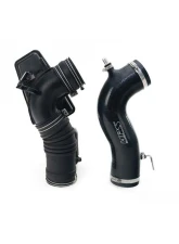 HPS Performance Black Silicone Air Intake Hose Kit for 1993-1996 Toyota Supra 3.0L Non Turbo 2JZ-GE                                     - 57-2051-BLK - Image 4