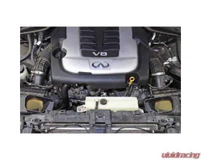 HPS Black 3-ply Reinforced Silicone Radiator Coolant Hose Kit Infiniti M56 2011-2013 - 57-2055-BLK