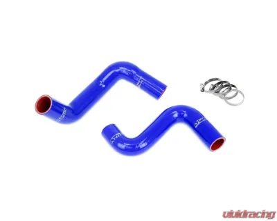 HPS Performance Products Blue Silicone Coolant Hose Kit for Nissan 240SX S13/S14/S15 LS Swap 1989-1998 - 57-2057-BLUE