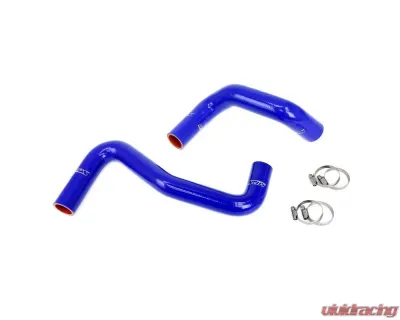 HPS Performance Products Blue Silicone Coolant Hose Kit for Nissan 240SX S13/S14/S15 LS Swap 1989-1998 - 57-2058-BLUE