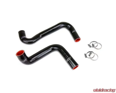 HPS Performance Products Black Silicone Coolant Hose Kit for Nissan 240SX S13/S14/S15 LS Swap 1989-1998 - 57-2059-BLK